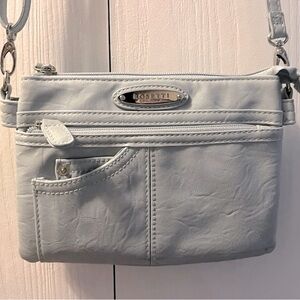 Blue Crossbody Bag with Sleek Design